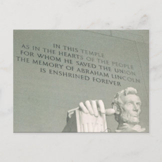 lincoln postcard