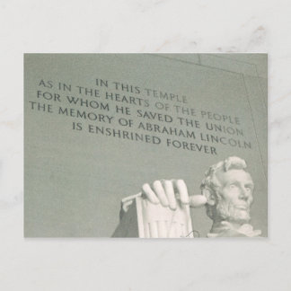 lincoln postcard