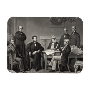 Lincoln Reading the Emancipation Proclamation Magnet