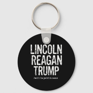 Lincoln, Reagan, Trump - Favourite Presidents Key Ring