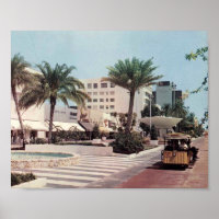 Lincoln Road Mall, Miami Beach, Florida, Vintage