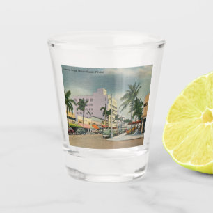 Lincoln Road, Miami Beach, Florida Vintage Shot Glass