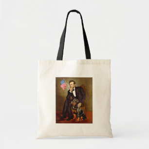 Lincoln  - Rottweiler Tote Bag