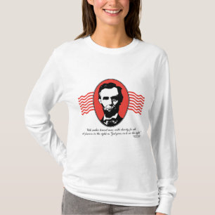 Lincoln Second Inaugural Address Quote T-Shirt
