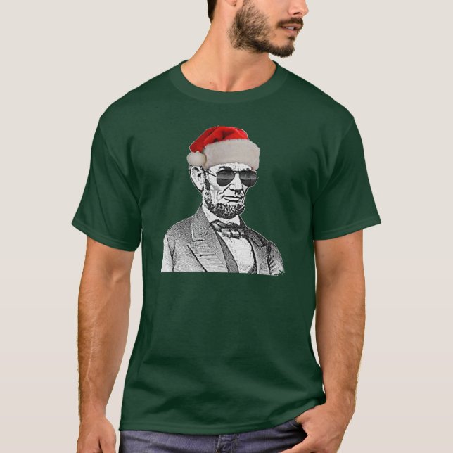 Lincoln Secret Santa T-shirt (Front)