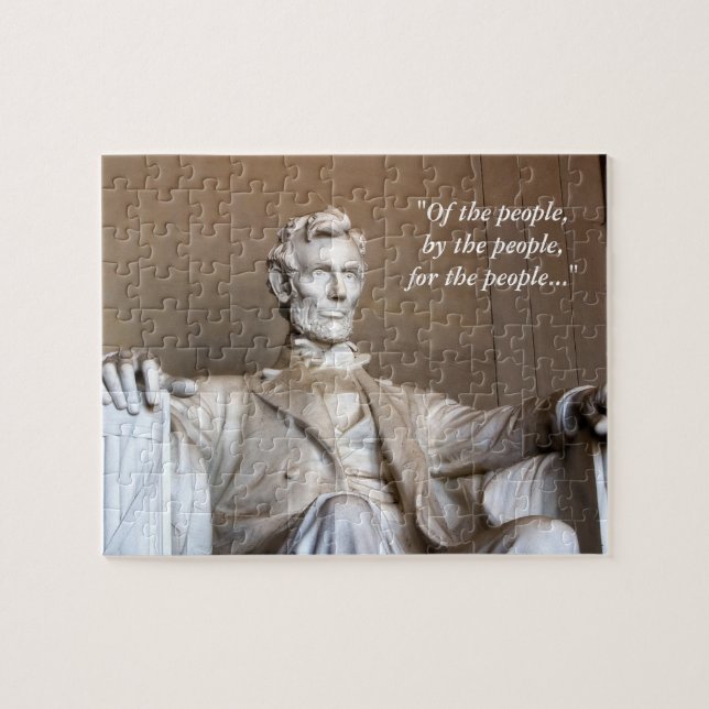 Lincoln Statue Puzzle (Horizontal)