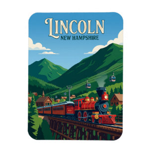 Lincoln USA Magnet