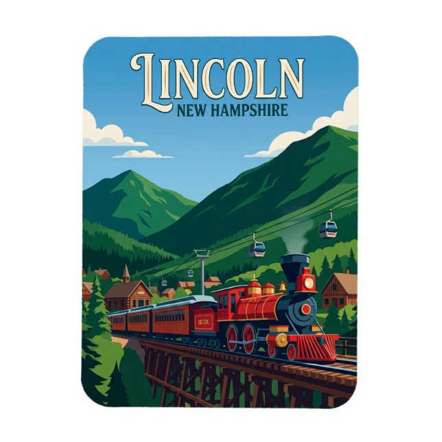 Lincoln USA Magnet (Vertical)