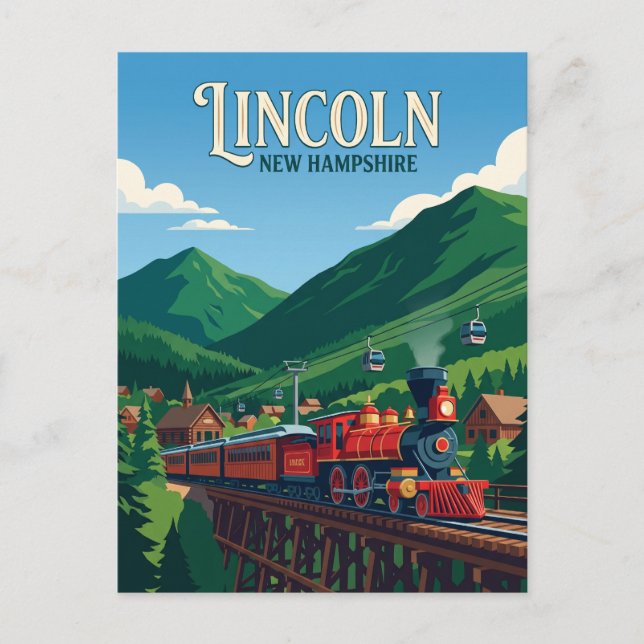 Lincoln USA Postcard (Front)