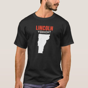 Lincoln Vermont USA State America Travel Vermonter T-Shirt