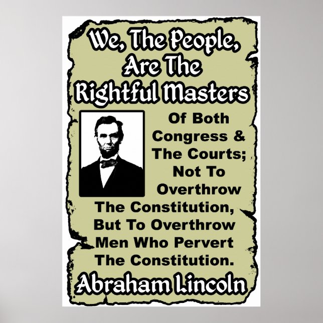 Lincoln: We The People! Poster (Front)