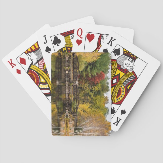 Lincoln Woods State Park, Rhode Island Playing Cards (Back)