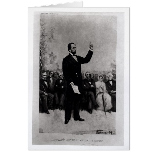 Lincoln's Address at Gettysburg, 1895 (Front)