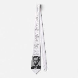 Lincoln's Gettysburg Address Tie