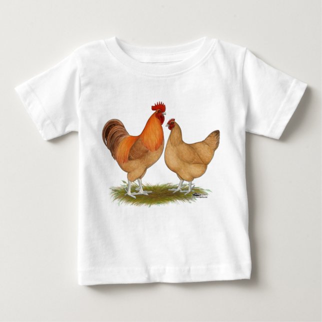 Lincolnshire Buff Chickens Baby T-Shirt (Front)
