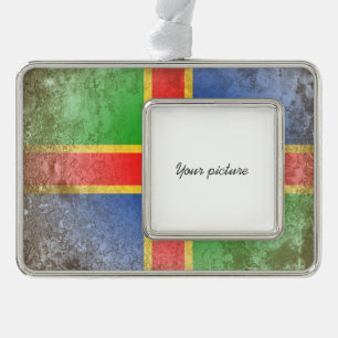 Lincolnshire Silver Plated Framed Ornament