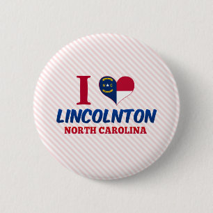 Lincolnton, North Carolina 6 Cm Round Badge