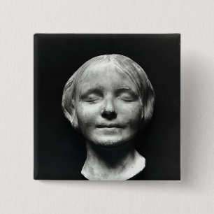L'Inconnue de la Seine' 15 Cm Square Badge