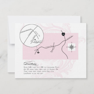 LincPoint Map w pink *sydney Invitation