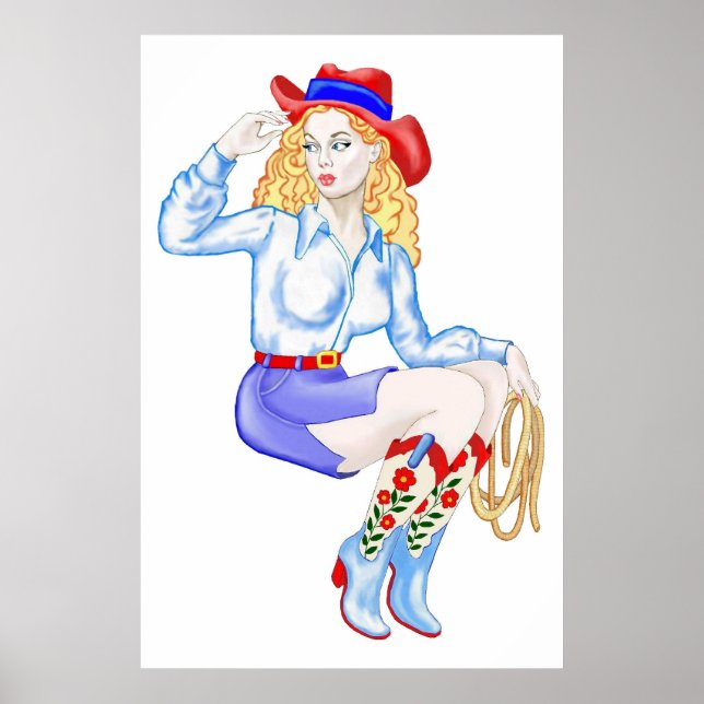 Linda Flowers Boots Poster (Front)