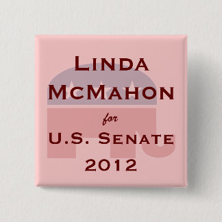 Linda McMahon for U.S. Senate button