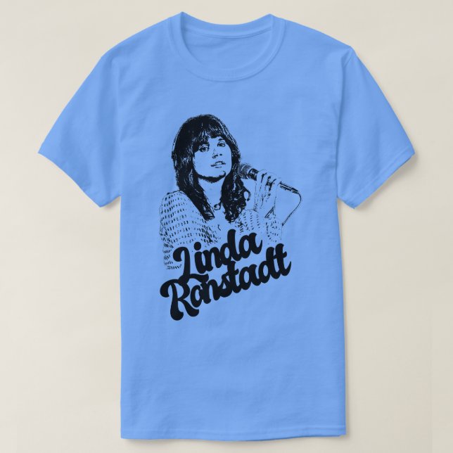 Linda Ronstadt 80s style classic TShirt (Design Front)