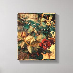 Linda roseira canvas print