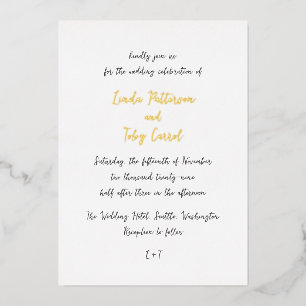 Linda Simple Modern Wedding