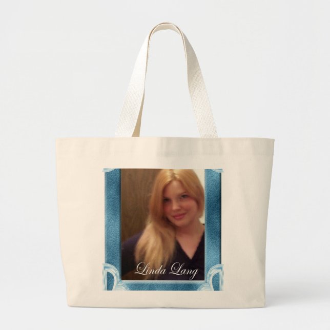 lindaframe large tote bag (Front)