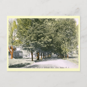 Linden Ave., Glen Ridge NJ 1915 Vintage Postcard