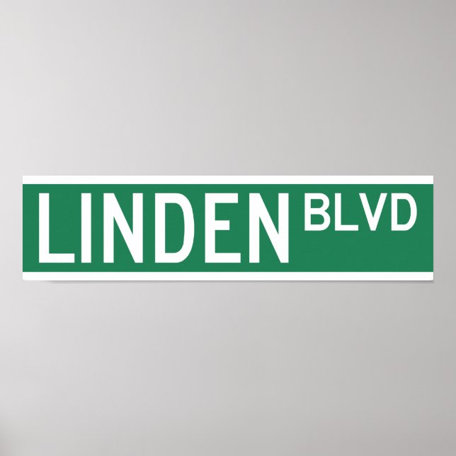 Linden Boulevard Sign (Front)