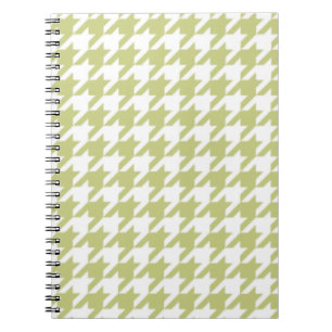 Linden Green Houndstooth Notepad Notebook
