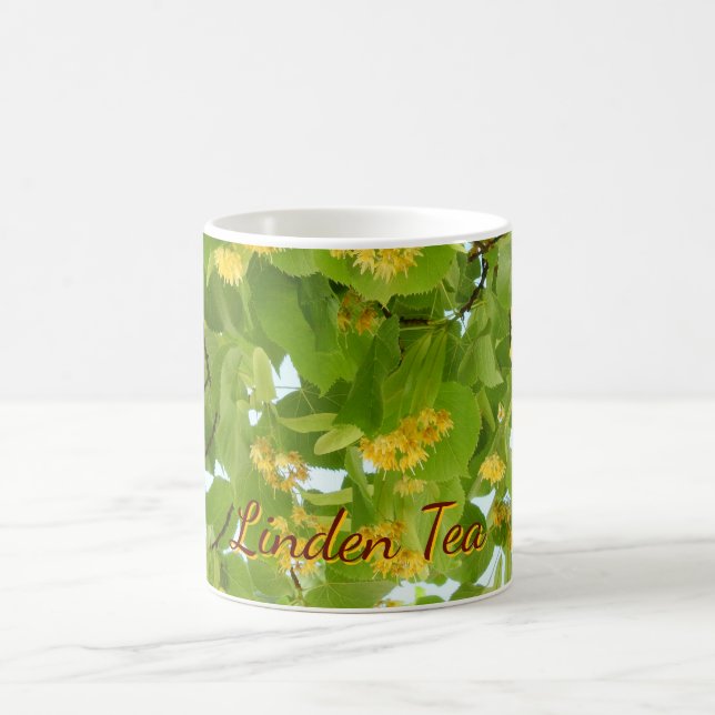 Linden Tea flowers and leaves Coffee Mug (Center)