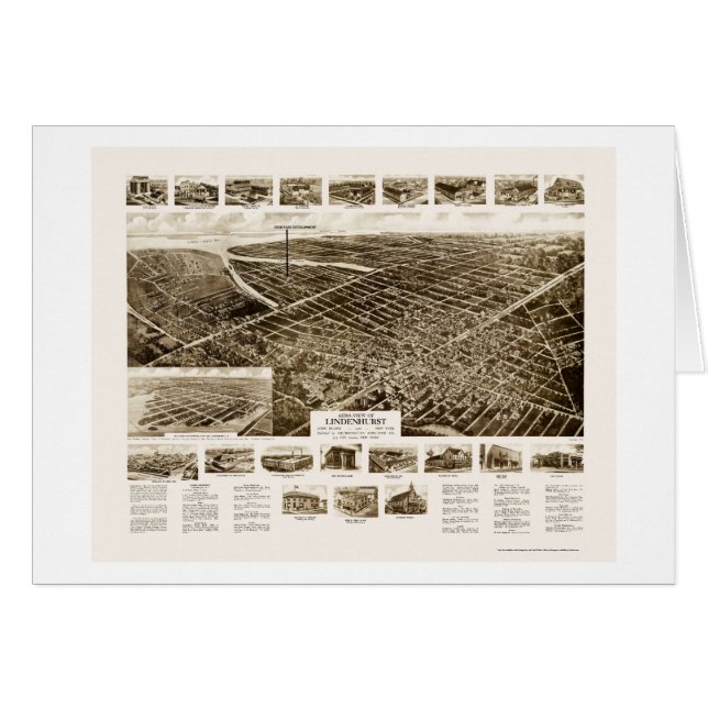 Lindenhurst, NY Panoramic Map - 1926 (Front Horizontal)