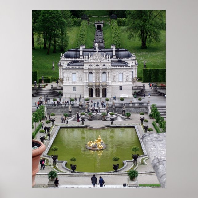 Linderhof palace poster (Front)