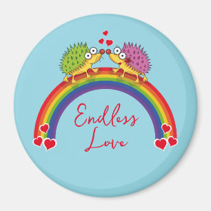 Lindos sea urchin lovers. Sea urchin, Magnet