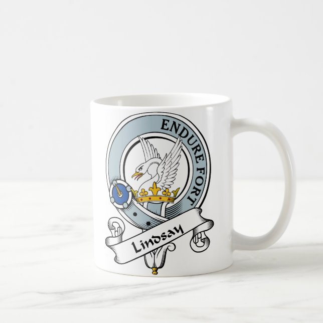Lindsay Clan Badge Coffee Mug (Right)