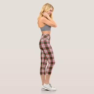 Lindsay Dress Clan Tartan Plaid Pattern Capri Leggings