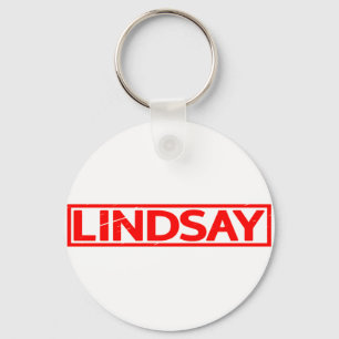 Lindsay Stamp Key Ring
