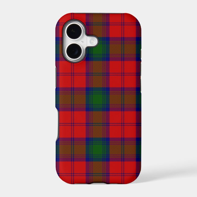 Lindsay tartan red green plaid (Back)