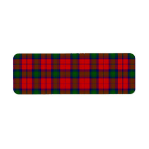 Lindsay tartan red green plaid