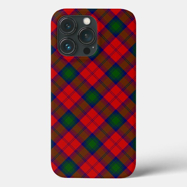 Lindsay tartan red green plaid Case-Mate iPhone case (Back)