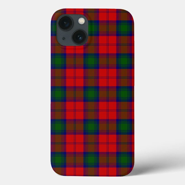 Lindsay tartan red green plaid Case-Mate iPhone case (Back)