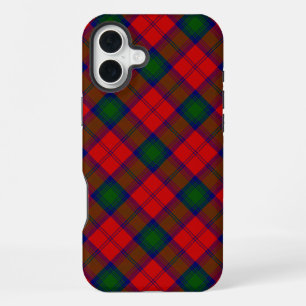 Lindsay tartan red green plaid iPhone 16 plus case
