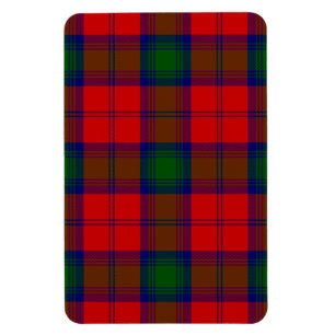 Lindsay tartan red green plaid magnet