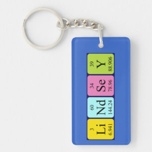Lindsey periodic table name keyring