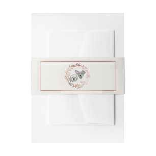 Lindsey & Ray Custom Order Invitation Belly Band