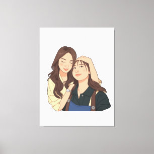 LinDy (GL pair) Canvas Print