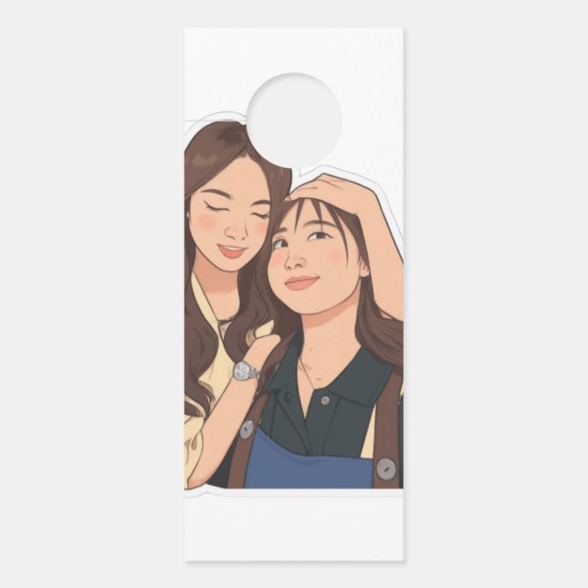 LinDy (GL pair) Door Hanger (Front)