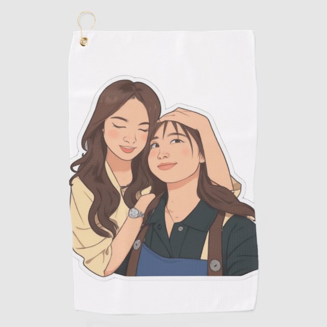 LinDy (GL pair) Golf Towel (Front)